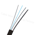 ftth 4 core single mode fiber optic drop cable lszh